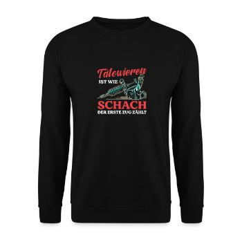 Tattoo Tattoo Studio Tattoo Artist - Unisex Sweatshirt - black - Front - Alina (178cm) & Michal (187cm)