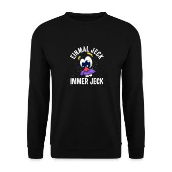 Costume de carnaval Carnaval - Sweat-shirt Unisexe - noir - Devant - Alina (178cm) & Michal (187cm)