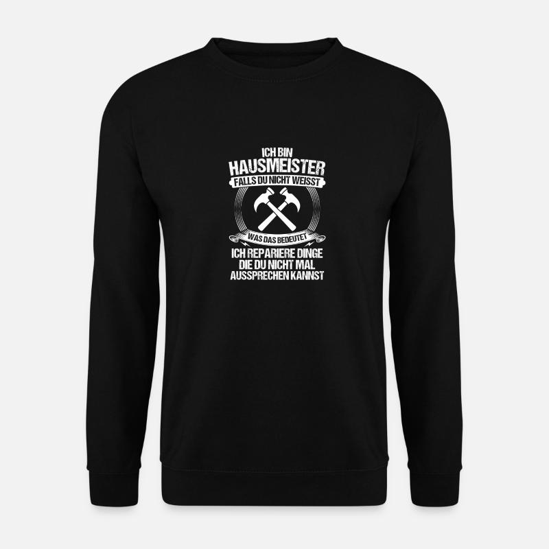 Facility Manager Caretaker Caretaker - Unisex Sweatshirt - black