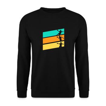 Joueurs de handball Handball - Sweat-shirt Unisexe - noir - Devant - Alina (178cm) & Michal (187cm)
