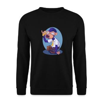 Monkey Business - Unisex Pullover - Schwarz - Vorne - Alina (178cm) & Michal (187cm)