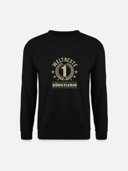 Weltbeste Künstlerin - Unisex Pullover - Schwarz