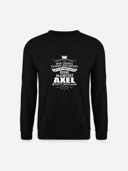 AXEL - Majestät - Unisex Pullover - Schwarz