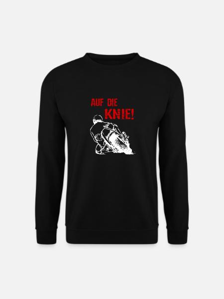 Motorrad - Auf die Knie Superbike - T-Shirt - Unisex sweater - sort