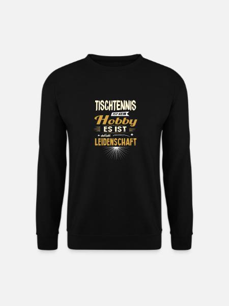 Tischtennis, meine Leidenschaft - Unisex Pullover - Schwarz