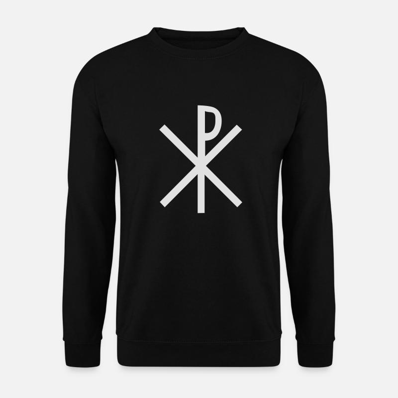 Christliches Kreuz - Unisex Pullover - Schwarz