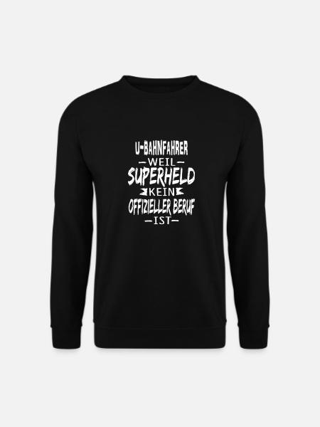 U-BAHNFAHRER - Unisex Pullover - Schwarz