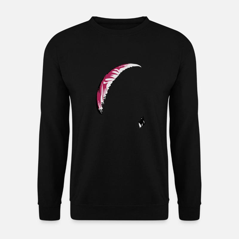 Paraglider Gleitschirm - Unisex Pullover - Schwarz