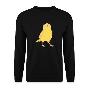 canari - Sweat-shirt Unisexe - noir - Devant - Alina (178cm) & Michal (187cm)