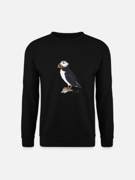 Puffin - Unisex Sweatshirt - black