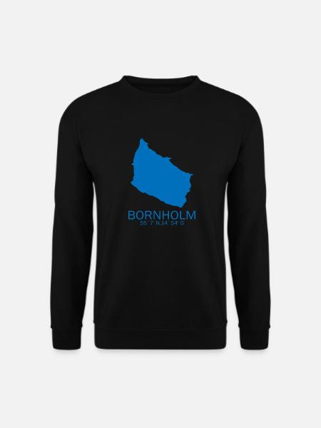 Bornholm Geschenk Dänemark Spruch Nord - Unisex Pullover - Schwarz