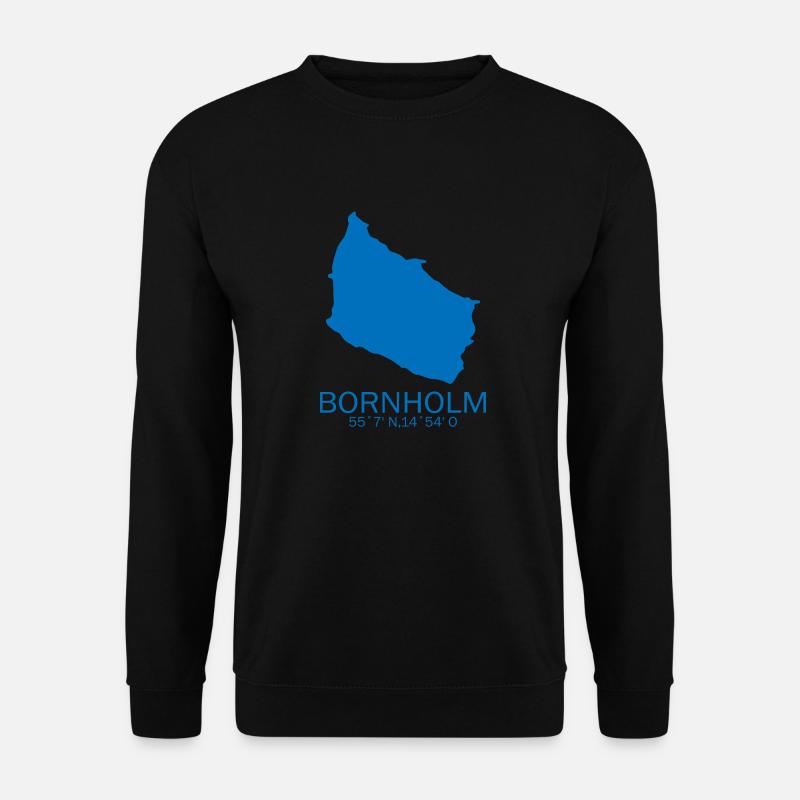 Bornholm Geschenk Dänemark Spruch Nord - Unisex Pullover - Schwarz