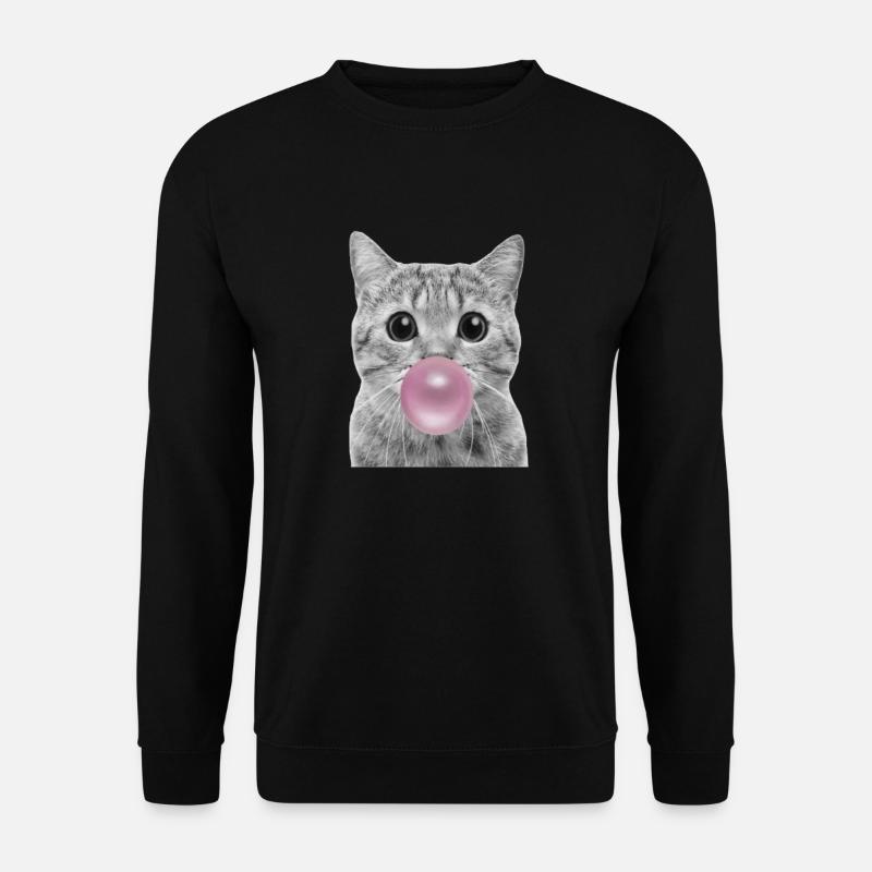 Chat bulle - Sweat-shirt Unisexe - noir