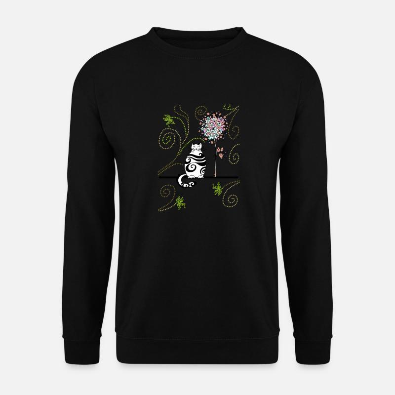 Chat - Sweat-shirt Unisexe - noir