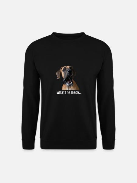 What the heck..! - Unisex Pullover - Schwarz