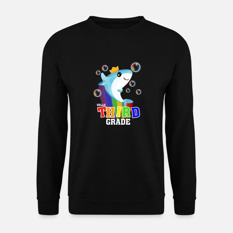 Hello Third Grade - Unisex Sweatshirt - black