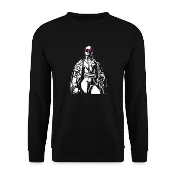 Karlsruher Großherzog Karl Friedrich - Unisex Pullover - Schwarz - Vorne - Alina (178cm) & Michal (187cm)