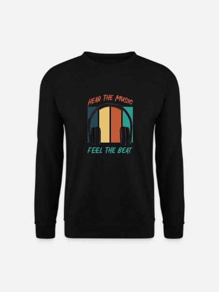 Hear The Music - Unisex Sweatshirt - black