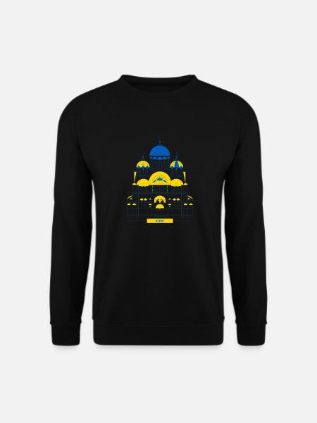Kiew St. Vladimir's Cathedral - Unisex Pullover - Schwarz