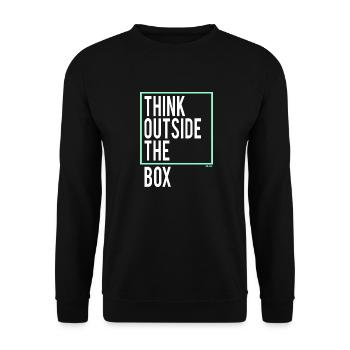 Sortez des sentiers battus - Sweat-shirt Unisexe - noir - Devant - Alina (178cm) & Michal (187cm)
