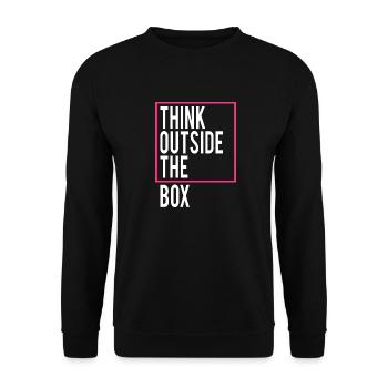 Sortez des sentiers battus - Sweat-shirt Unisexe - noir - Devant - Alina (178cm) & Michal (187cm)