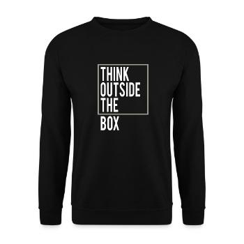 Sortez des sentiers battus - Sweat-shirt Unisexe - noir - Devant - Alina (178cm) & Michal (187cm)