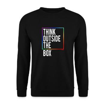 Sortez des sentiers battus - Sweat-shirt Unisexe - noir - Devant - Alina (178cm) & Michal (187cm)