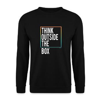 Sortez des sentiers battus - Sweat-shirt Unisexe - noir - Devant - Alina (178cm) & Michal (187cm)