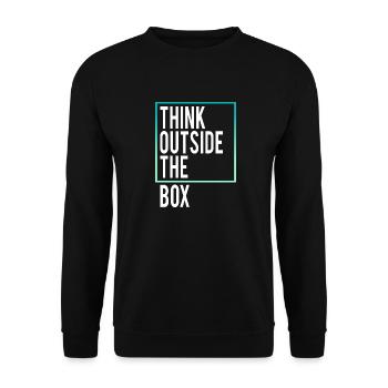 Sortez des sentiers battus - Sweat-shirt Unisexe - noir - Devant - Alina (178cm) & Michal (187cm)