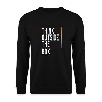 Sortez des sentiers battus - Sweat-shirt Unisexe - noir - Devant - Alina (178cm) & Michal (187cm)