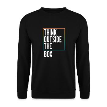 Sortez des sentiers battus - Sweat-shirt Unisexe - noir - Devant - Alina (178cm) & Michal (187cm)