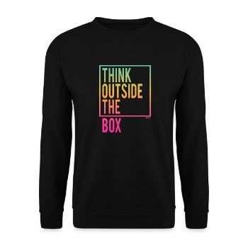 Sortez des sentiers battus - Sweat-shirt Unisexe - noir - Devant - Alina (178cm) & Michal (187cm)