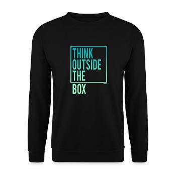 Sortez des sentiers battus - Sweat-shirt Unisexe - noir - Devant - Alina (178cm) & Michal (187cm)