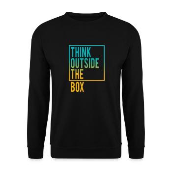 Sortez des sentiers battus - Sweat-shirt Unisexe - noir - Devant - Alina (178cm) & Michal (187cm)