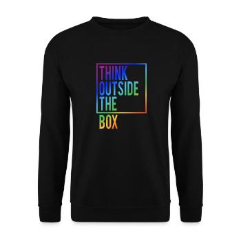 Sortez des sentiers battus - Sweat-shirt Unisexe - noir - Devant - Alina (178cm) & Michal (187cm)