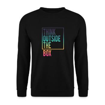 Sortez des sentiers battus - Sweat-shirt Unisexe - noir - Devant - Alina (178cm) & Michal (187cm)