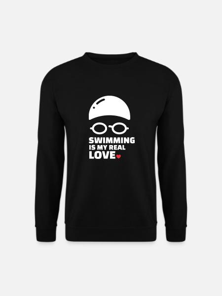 J’adore nager - Sweat-shirt Unisexe - noir