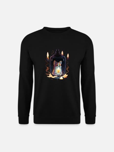 Corgi in a Bottle - Unisex Pullover - Schwarz