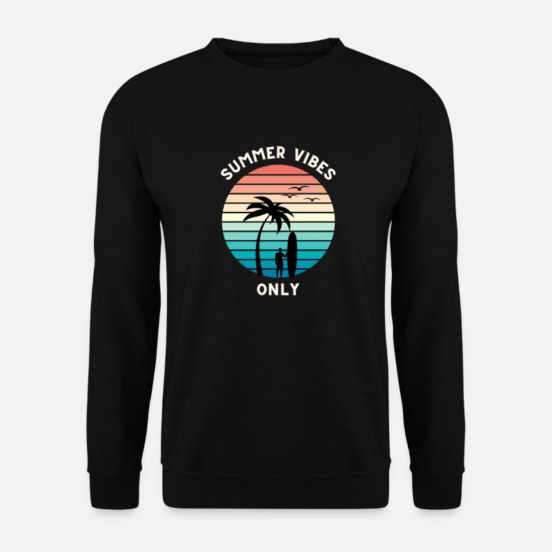 Sommer vibes only - Unisex Pullover - Schwarz