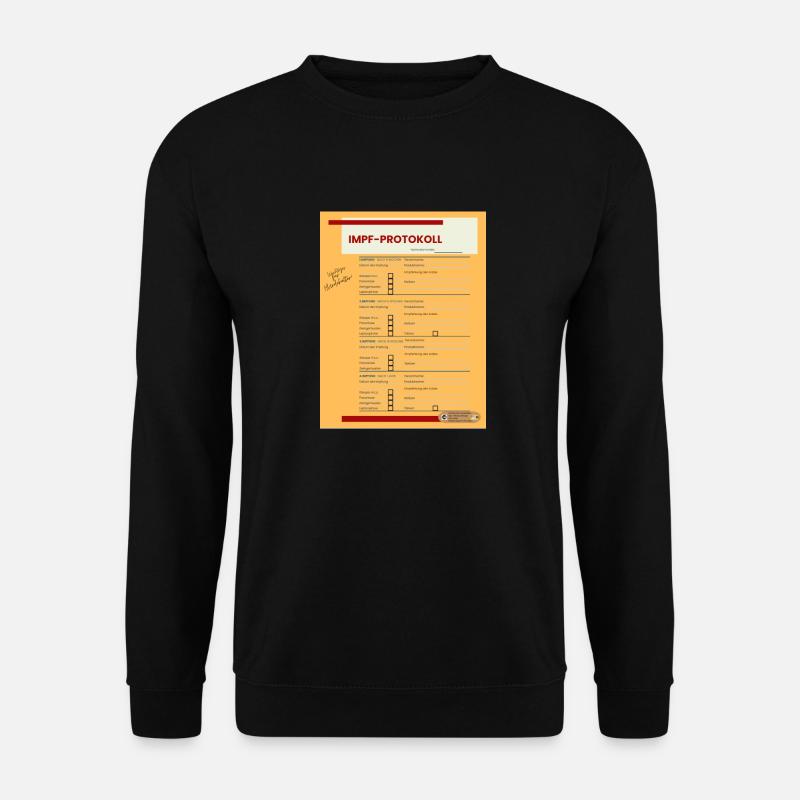 Vaccination protocol - Unisex Sweatshirt - black