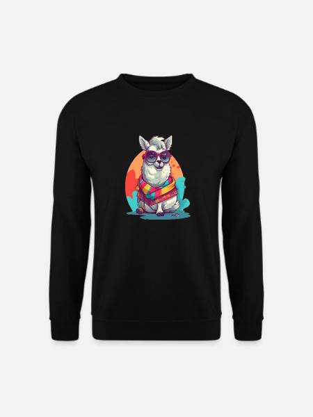 No drama, just lama! - Unisex Sweatshirt - black