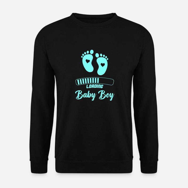 loading baby boy - Unisex Sweatshirt - black