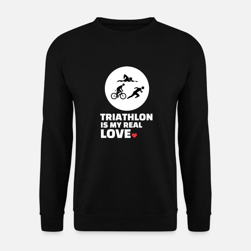 I love triathlon - Unisex Sweatshirt - black