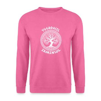 Viking Yggdrasil Irminsul - Sweat-shirt Unisexe - rose - Devant