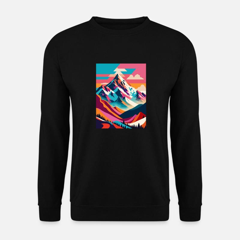 Mountain - Unisex Sweatshirt - black