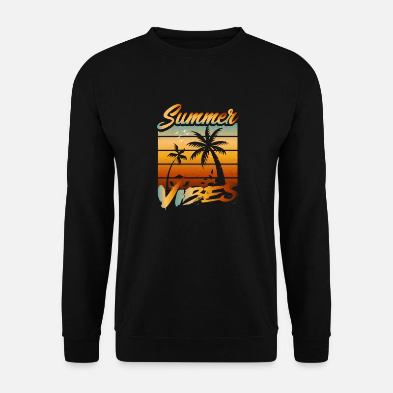 Summer Vibes Beach - Unisex Sweatshirt - black