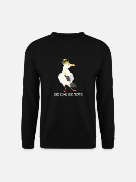 Der König Der Möwen - Unisex Pullover - Schwarz
