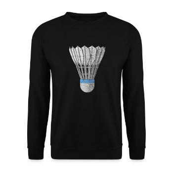 Shuttlecock - Unisex Sweatshirt - black - Front - Alina (178cm) & Michal (187cm)