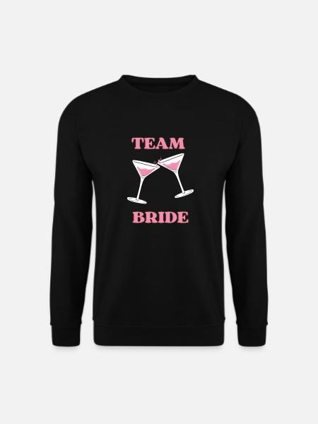 Team Bride - Cocktails - Unisex Pullover - Schwarz