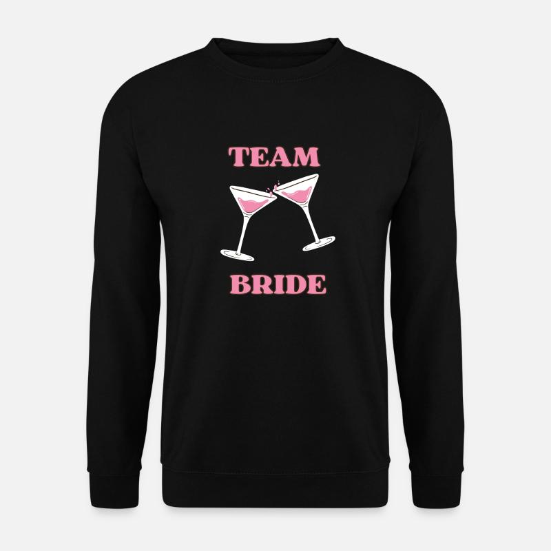 Team Bride - Cocktails - Unisex Pullover - Schwarz